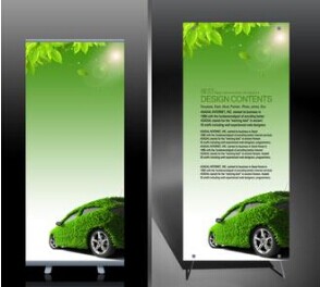 汽车 x展架